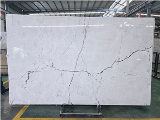 Turkey Calacatta White Marble: Smooth Surface, Contemporary Look