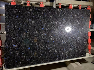 Volga Blue Granite Slabs Unique Blue Sparkles