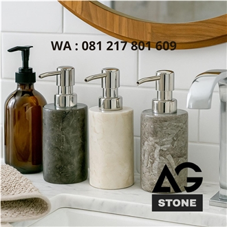 Liquid Soap Bath Accessories With Marble Liquid Soap Bath Accessories With Marble