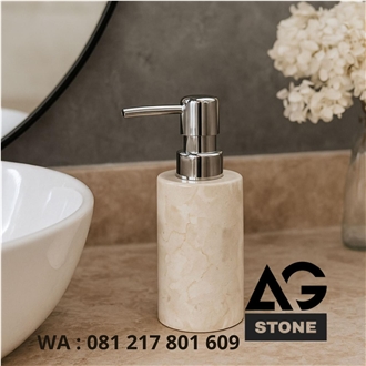 Liquid Soap Bath Accessories With Marble
