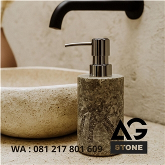 Liquid Soap Bath Accessories With Marble