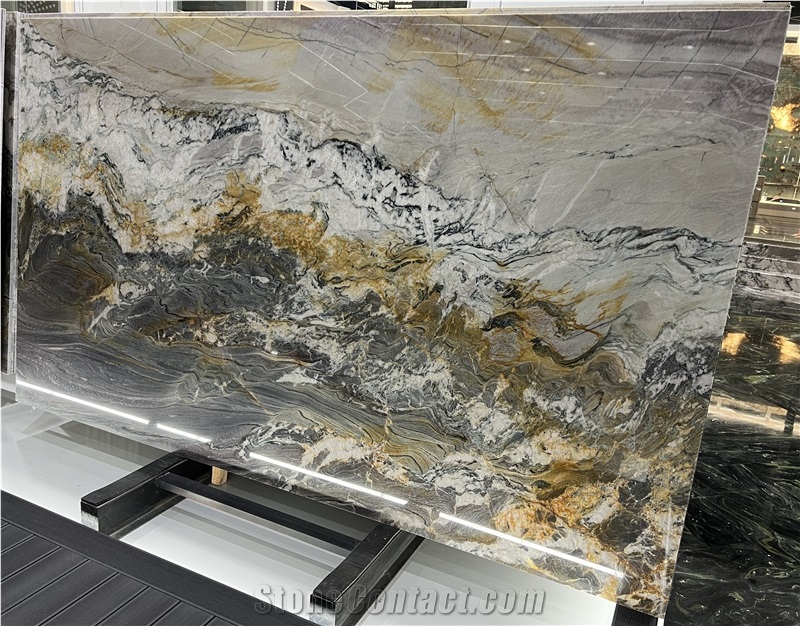 Aquarella Macaubas Quartzite Slabs