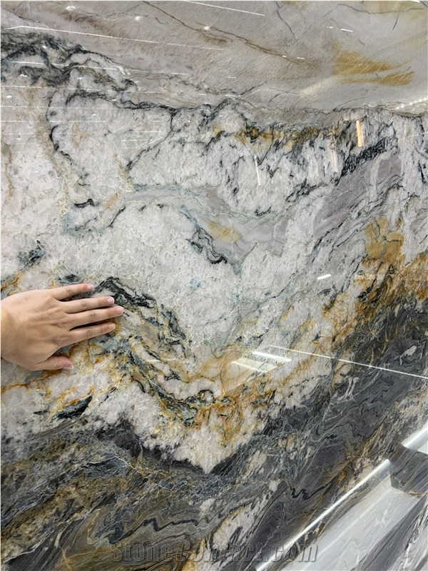 Aquarella Macaubas Quartzite Slabs