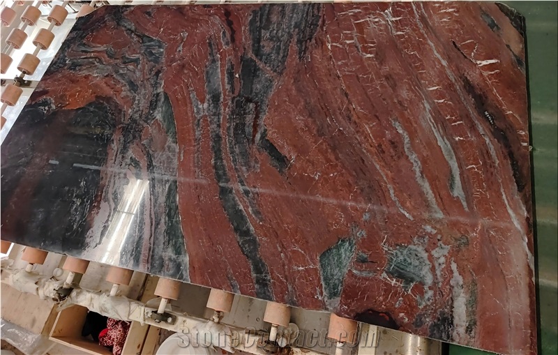 Bloodstone Marble Slabs