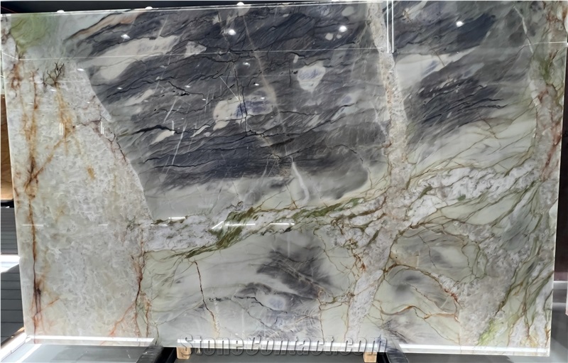 Dreamy Blue Quartzite Slabs