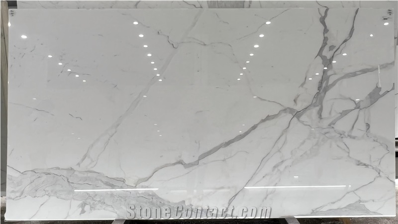Italy Calacatta White Marble Slabs