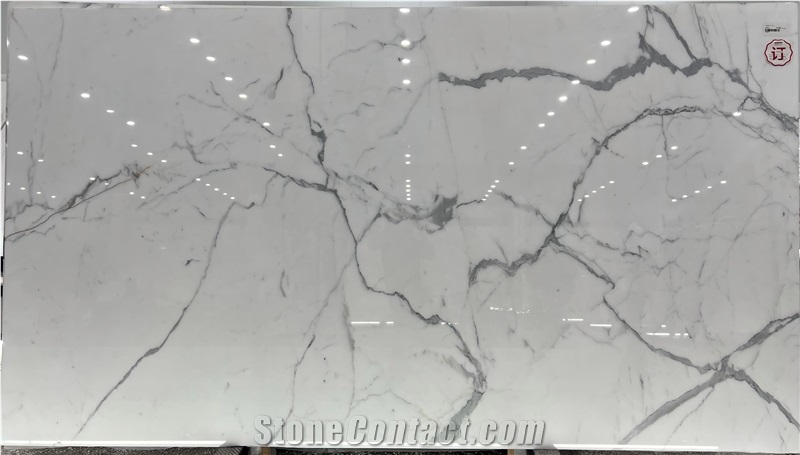 Italy Calacatta White Marble Slabs