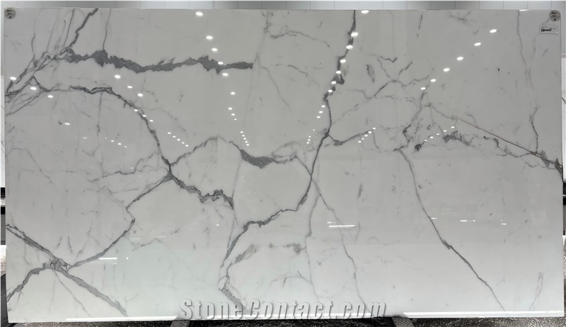 Italy Calacatta White Marble Slabs