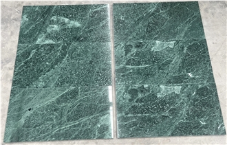 Taiwan Big Flower Green Marble  Tiles
