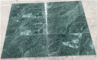 Taiwan Big Flower Green Marble  Tiles