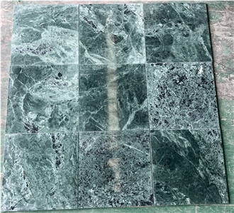 Taiwan Big Flower Green Marble  Tiles