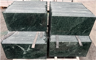 Taiwan Big Flower Green Marble  Tiles