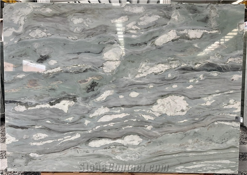 Tiffany Blue Marble Slabs