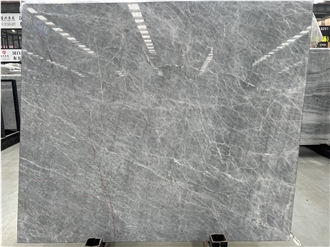 Turkey Ice Blue Grey Marble Slab Wall Tiles