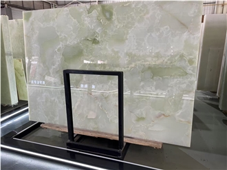 Verde Light Green Onyx Slabs