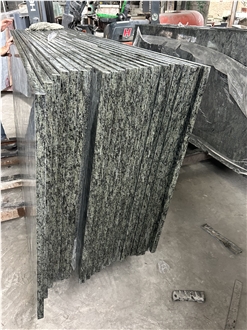 Polished Olive Green Granite Slabs