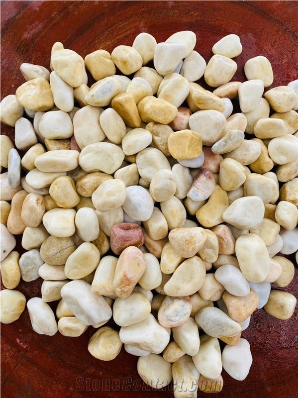 Light Yellow Pebble Stones