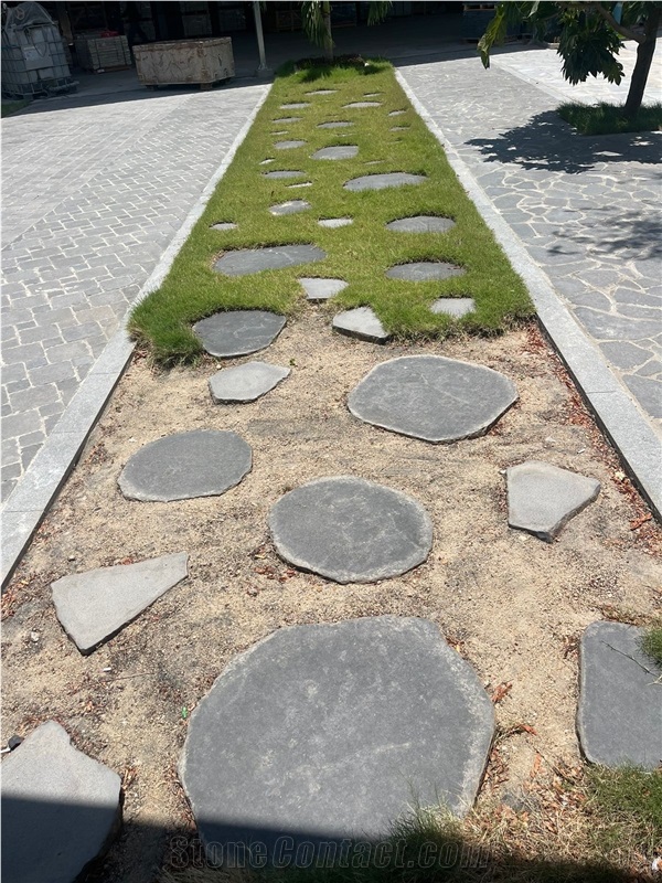 Vietnam Grey Basalt Stepping Stone