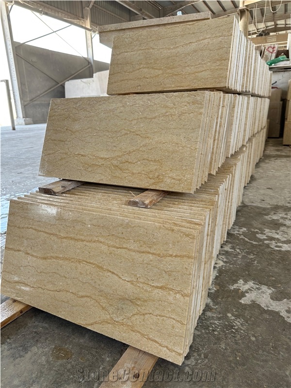 Silvia Menia Beige Egyptian Marble Tiles