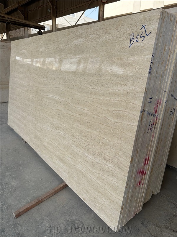 Silvia Menia Beige Egyptian Marble Tiles