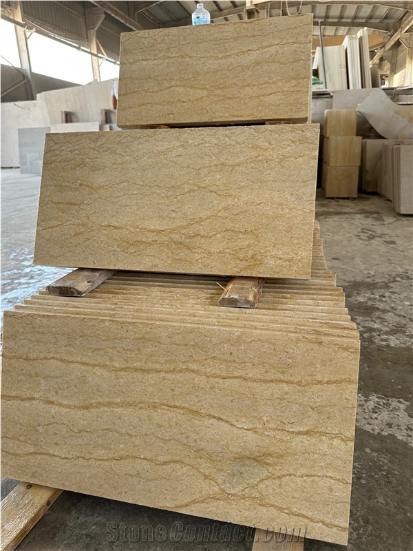 Silvia Menia Beige Egyptian Marble Tiles