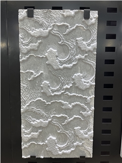 3D Marble Engraving Low Relief Panel