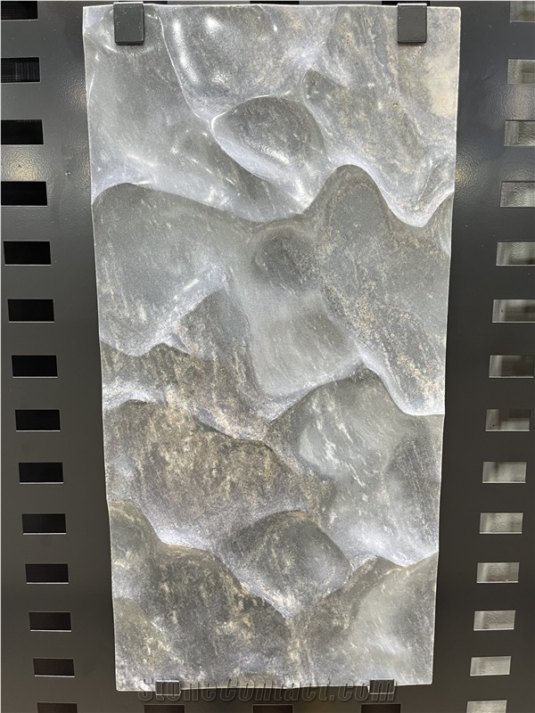 3D Marble Engraving Low Relief Panel