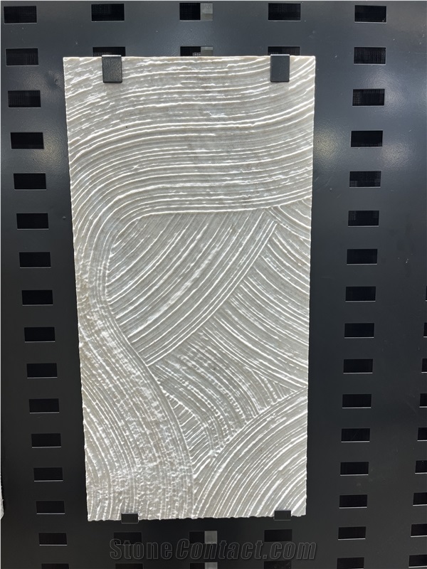 3D Marble Engraving Low Relief Panel