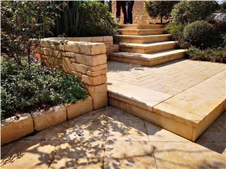 Dark Travertine Tiles Outdoor Paving Stone