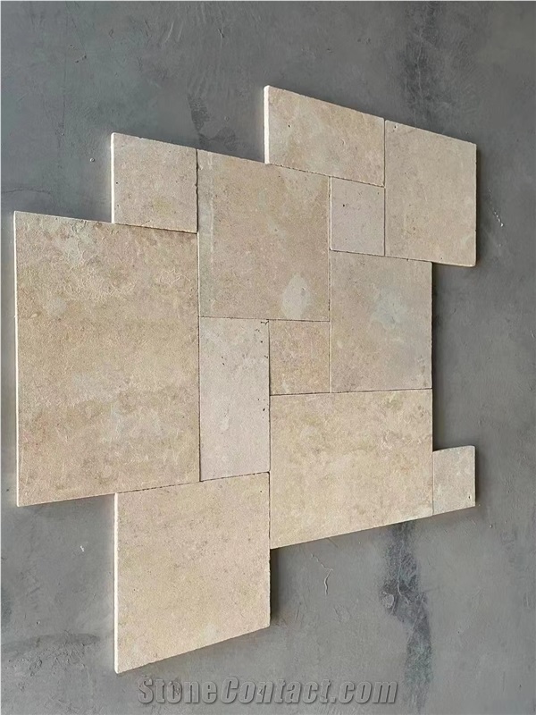 Dark Travertine Tiles Outdoor Paving Stone