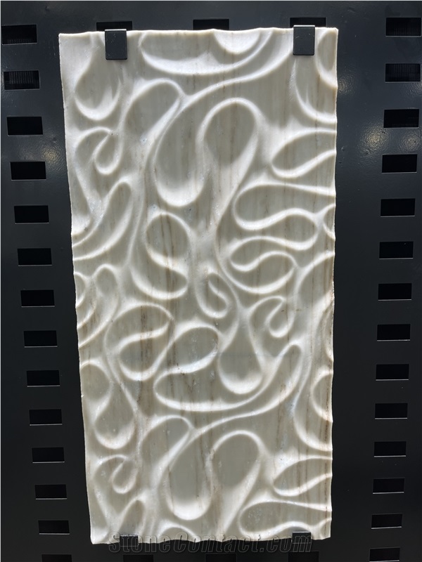 Engraved Marble CNC Wall Panels