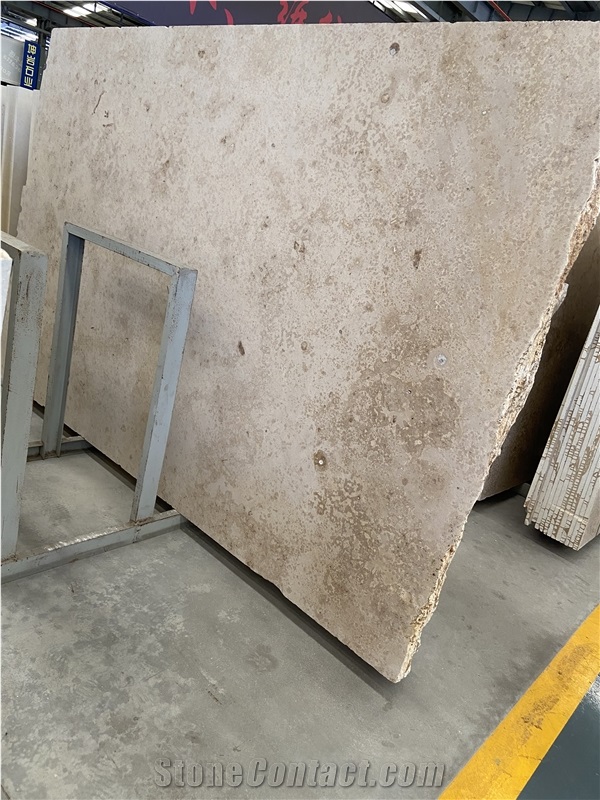 Jura Beige Limestone Acid-Washed Finished Slabs, Wall Tiles