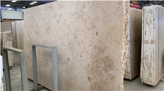 Jura Beige Limestone Acid-Washed Finished Slabs, Wall Tiles