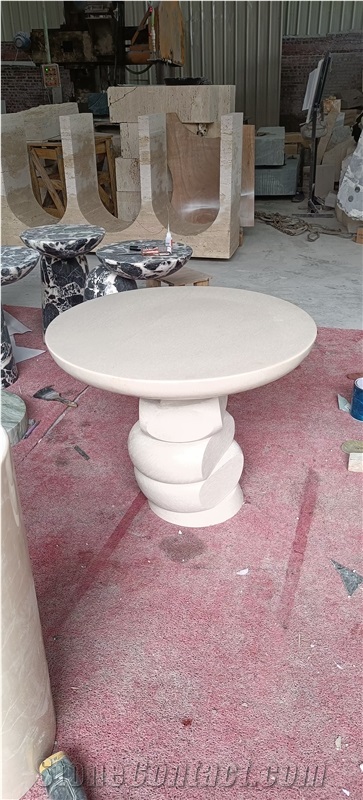 Modern Design Green Marble Side Tables
