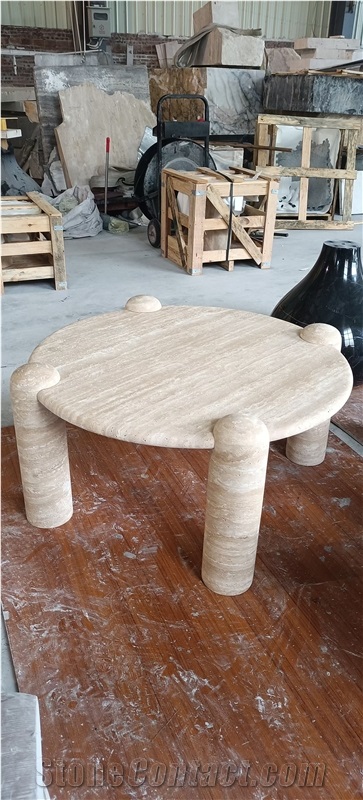 Modern Design Green Marble Side Tables
