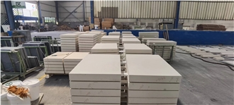 Portugal Limestone Thick Tiles Exterior Wall