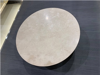 Round Shape Travertine Coffee Tables