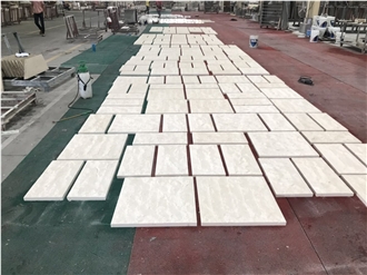 White Limestone Wall Tiles Splited Rock Finish