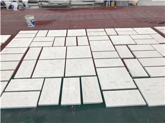 White Limestone Wall Tiles Splited Rock Finish