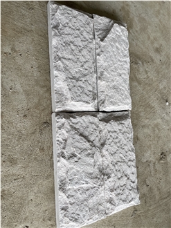 White Limestone With Split Finish Outdoor Wall Tiles