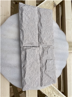 White Limestone With Split Finish Outdoor Wall Tiles