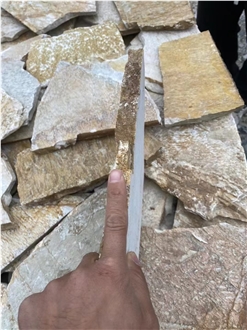 Natural Yellow Irregular Flagstone