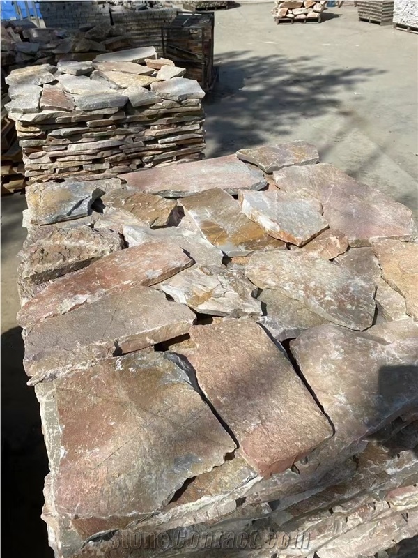 Natural Yellow Irregular Flagstone