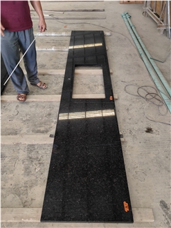 Angola Black Granite Kitchen Top