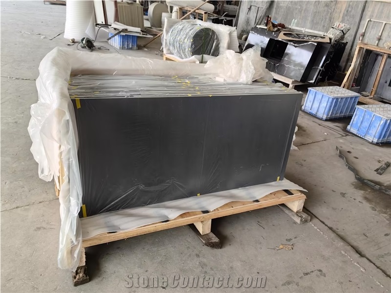 Black Volcano Granite Tiles