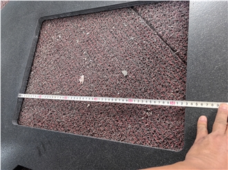 Black Volcano Granite Tiles