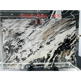 Custom Modern Design Cristallo Quebec Quartzite Slabs