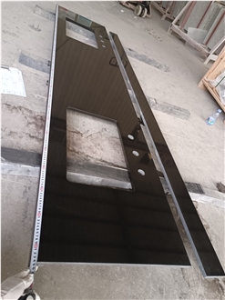 High-Quality Absolute Black Granite Kitchen Countertop