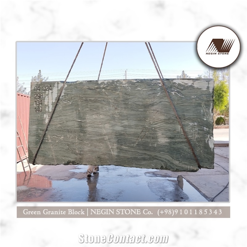 Birjand Khorasan Green Granite Blocks