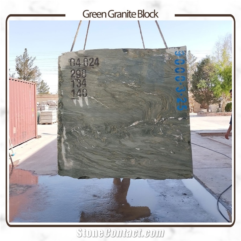 Birjand Khorasan Green Granite Blocks